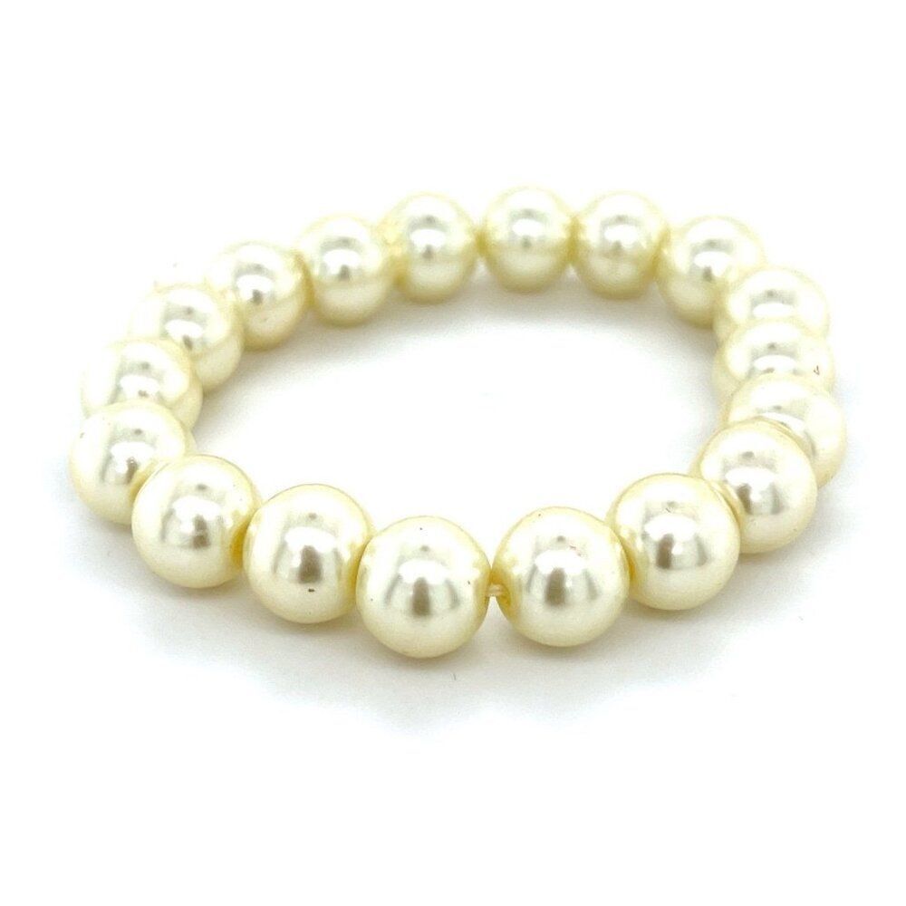 Stretchy Faux Pearls Bracelet (c)‎